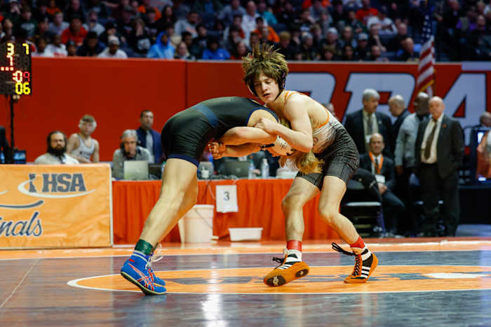 Illinois state wrestling championships February 18 2023 Nate Latsch 15392